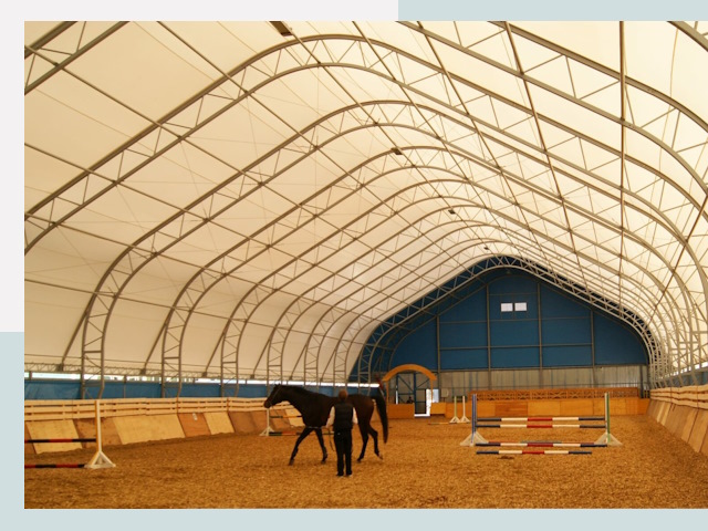 Строительство конных манежей в Моршанске