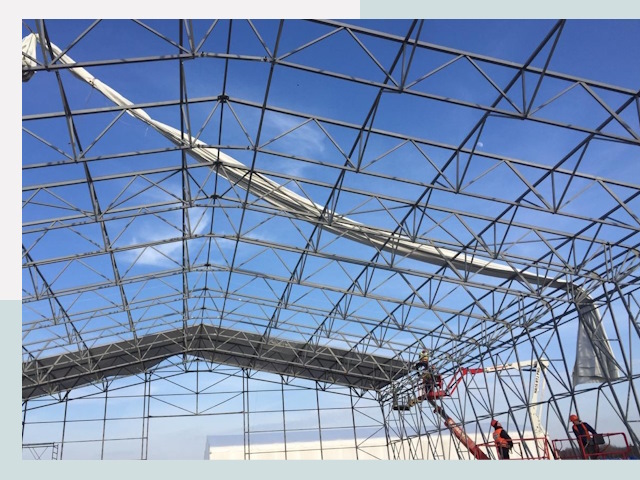 Шатровые ангары от 623 руб. в Моршанске и Тамбовской области