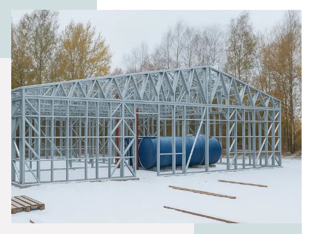 Металлические ангары в Моршанске