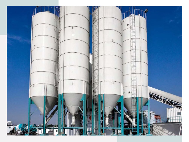 Строительство цементных силосов в Моршанске