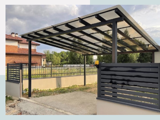 Металлические навесы в Моршанск от 623 руб. за м²