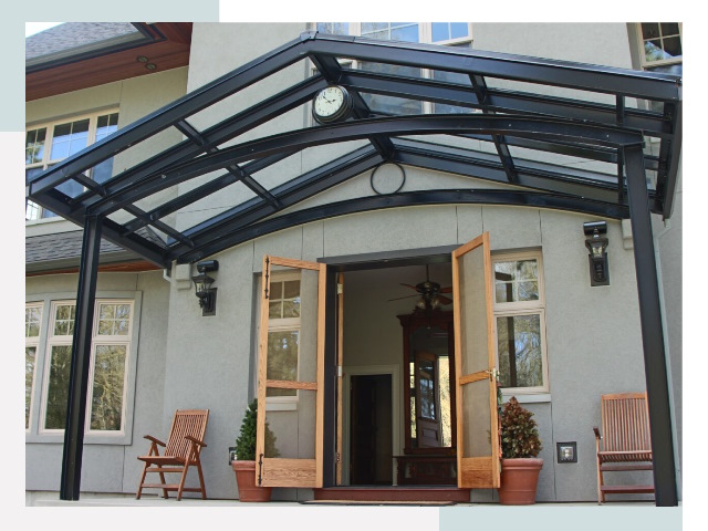 Козырьки металлические в Моршанске