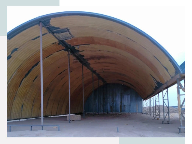 Реконструкция ангаров в Моршанске