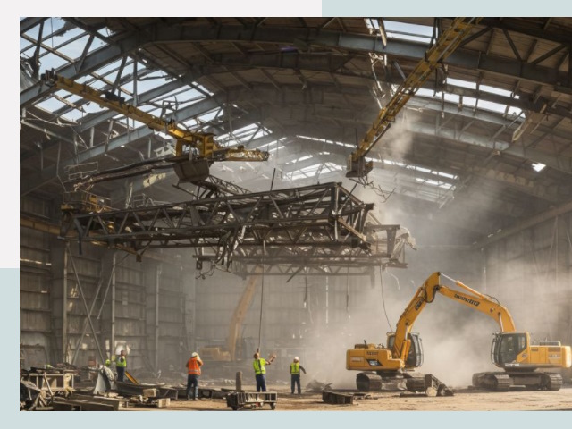 Демонтаж ангаров в Моршанске от 623 руб. за м²