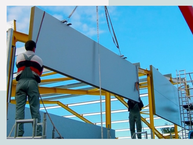 Монтаж сэндвич-панелей в Моршанске от 623 руб.