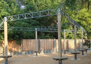 Терраса из металлоконструкций под ключ, проектирование, изготовление и монтаж от СтальСтрой-Мрш